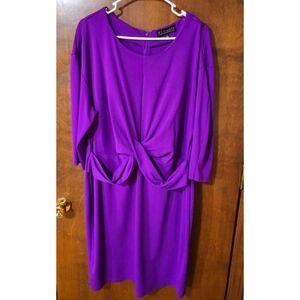 Size 22 Eloquii Purple Dress